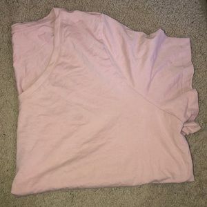 Short sleeve pink/nude shirt